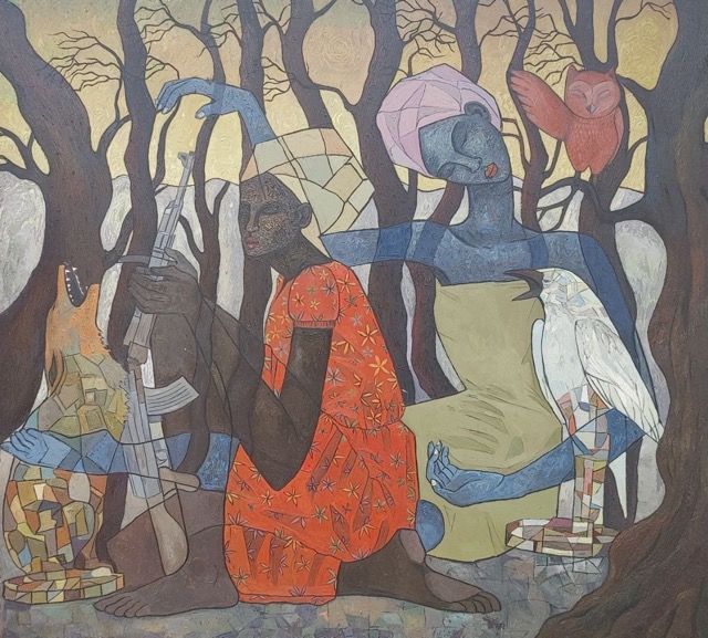 The Forest Within painting by Solombi Benjamin