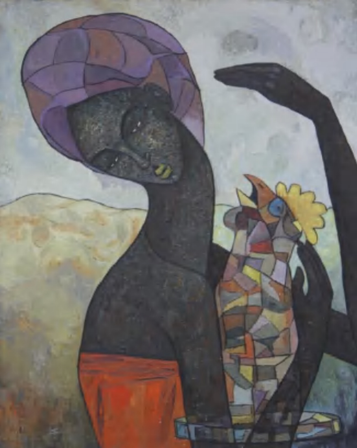 Beauty Woven in Time painting by Solombi Benjamin